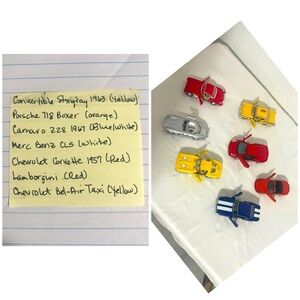 Miscellaneous Lot of (7) Cars. Doors open Different Makes and Models EUC